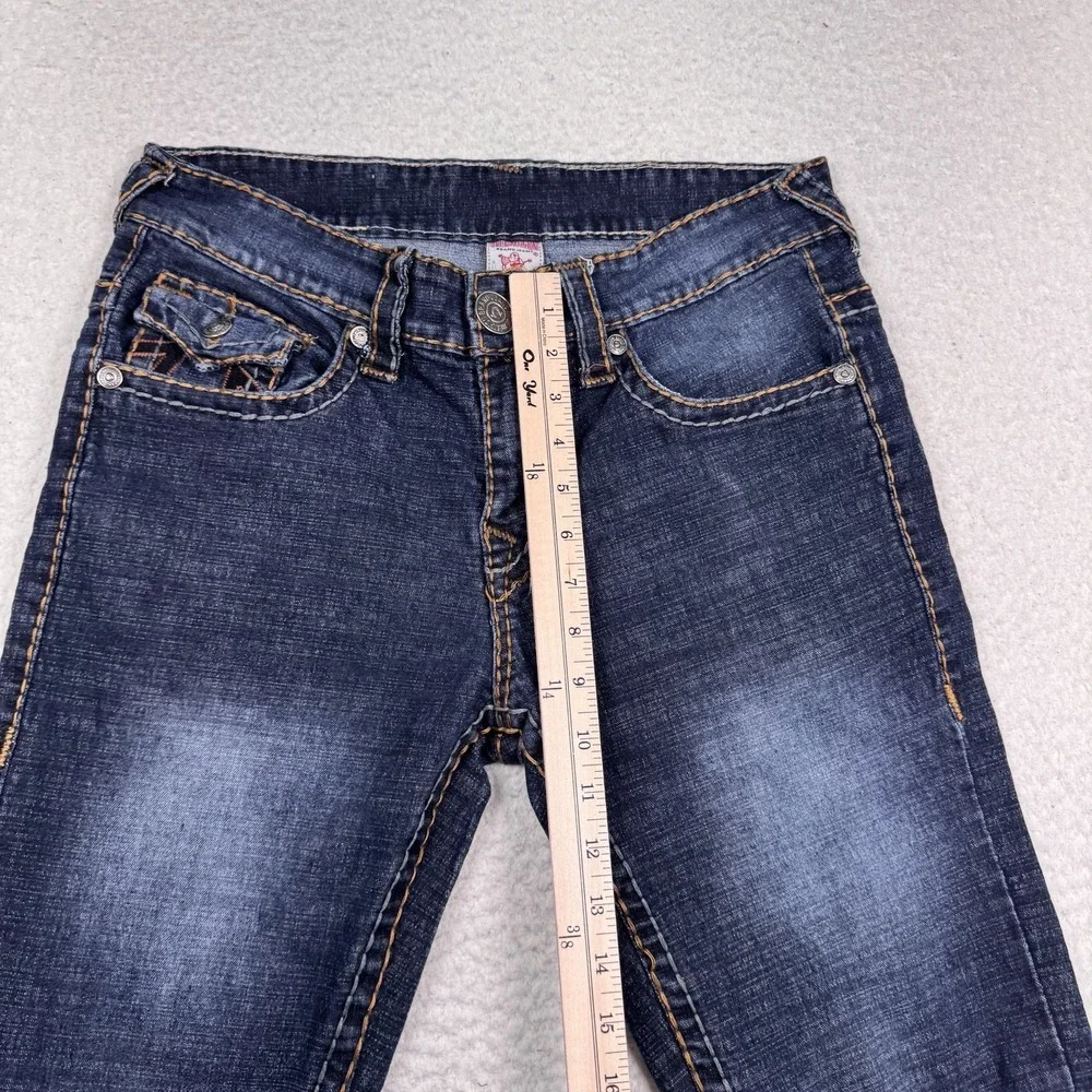 True Religion Ricky Jeans Men's 30 Relaxed Straight Super T Flap Pockets 30x31